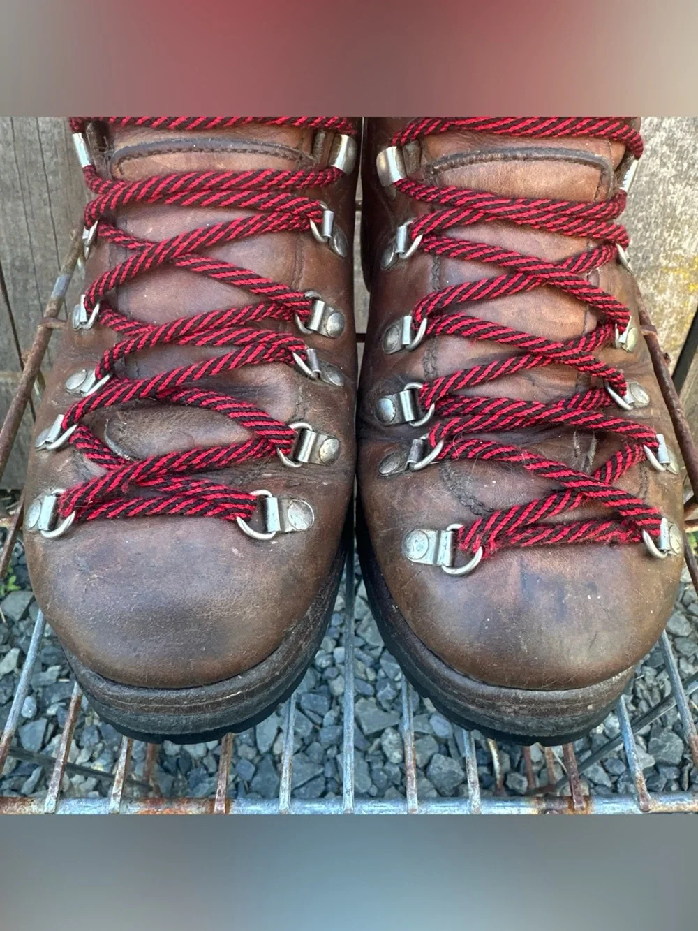 VTG DEXTER W998-2 Mountaineering Boots USA Made Leather Vibram Men’s 8M Heritage